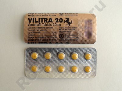 Дженерик Левитра - Варденафил 20 мг.